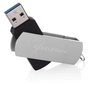 USB флеш накопичувач eXceleram 64GB P2 Series Silver/Black USB 3.1 Gen 1 (EXP2U3SIB64) - зменшене зображення 3