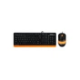 Комплект A4Tech F1010 Orange (4711421943093) - зменшене зображення 1