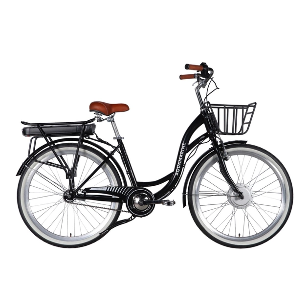 Электровелосипед Dorozhnik 26" eAQUAMARINE BH рама-17" 36B 13А*г 500Вт 2026 чорний (ELB-D-26-296) - изображение 1