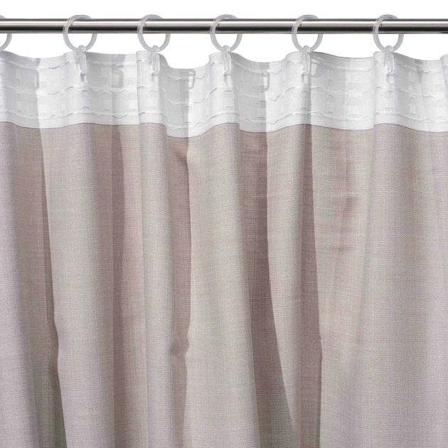 Штора Ardesto рогожка 100% поліестер, 150х270 см сірий світлий (ART1020LG) - picture 4