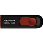 USB флеш накопичувач ADATA 16Gb C008 Black/Red USB 2.0 (AC008-16G-RKD) - зменшене зображення 1