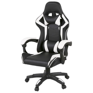 Крісло ігрове Аклас Бешкет ANF підліткове Білий (PU-чорний/білий) (00160336) зображення 1