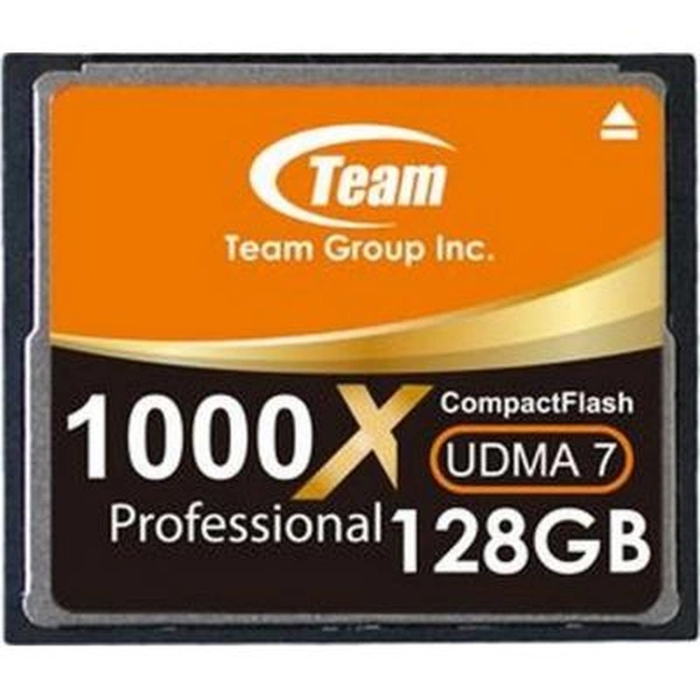 Карта пам'яті Team 128Gb Compact Flash 1000x (TCF128G100001) - зображення 1