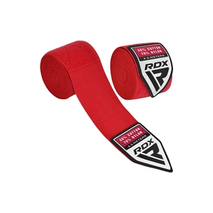 Бинт для спорту RDX WX Professional Boxing Hand Wraps Red 4.5м (HWX-RR+) зображення 1