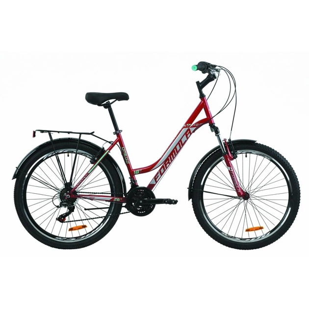 Велосипед Formula 26" OMEGA AM Vbr рама-18" St 2020 рубіновий, багажник (OPS-FR-26-419) - изображение 1