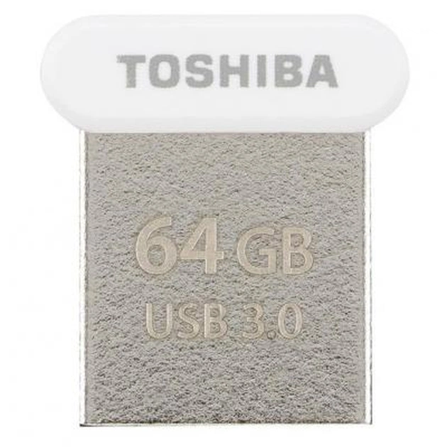 USB флеш накопичувач Toshiba 64GB U364 White USB 3.0 (THN-U364W0640E4) - изображение 1