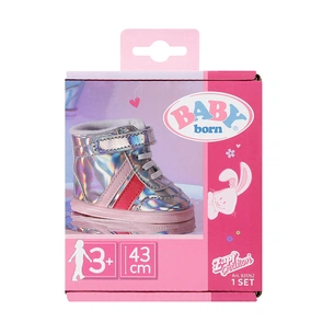 Аксесуар до ляльки Zapf Взуття для ляльки Baby Born - Cріблясті кросівки (831762) зображення 1