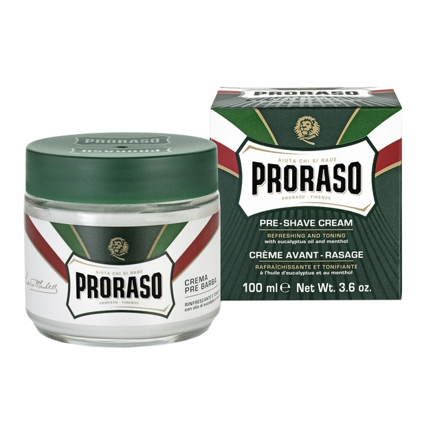 Крем для гоління Proraso для догляду за шкірою до гоління 100 мл (8004395001040/8004395006052) - picture 1