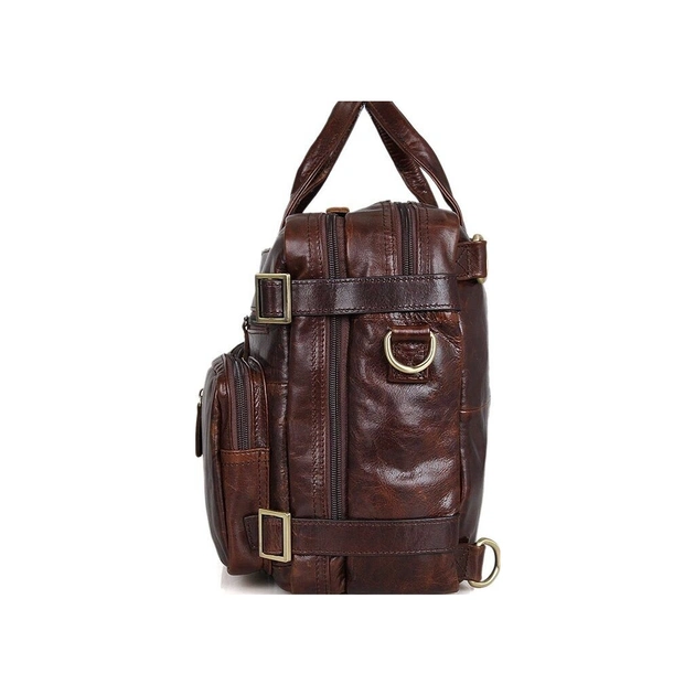 Сумка Vintage Коричневая (14590) - изображение 4