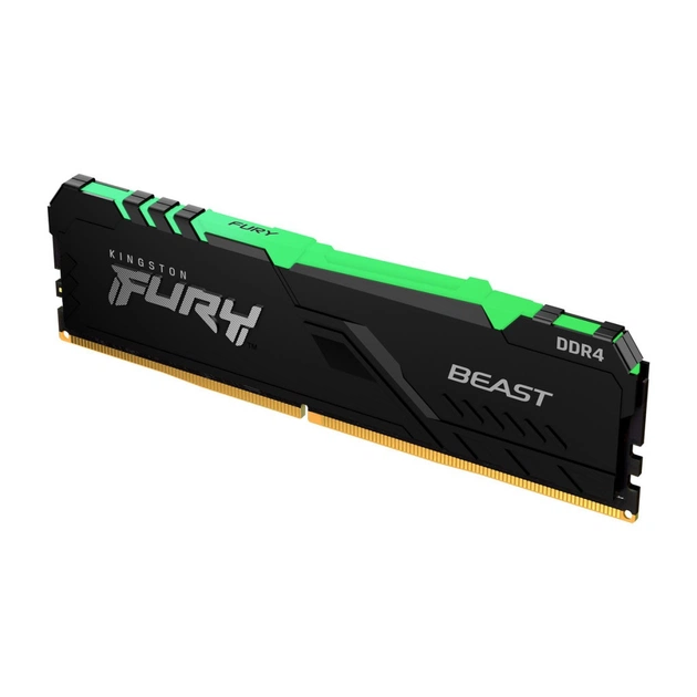 Модуль пам'яті для комп'ютера DDR4 16GB 3600 MHz Fury Beast RGB Kingston Fury (ex.HyperX) (KF436C18BBA/16) - изображение 1