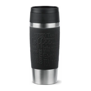 Термокружка Tefal Travel Mug Classic, 360мл, нержавіюча сталь, чорний (N2020210) зображення 1