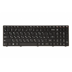 Клавіатура ноутбука PowerPlant Lenovo IdeaPad G500, G505 чорна, чорна рамка (KB311552) picture 1