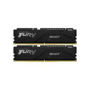Модуль пам'яті для комп'ютера DDR5 64GB (2x32GB) 4800 MHz FURY Beast Black Kingston Fury (ex.HyperX) (KF548C38BBK2-64) зображення 1