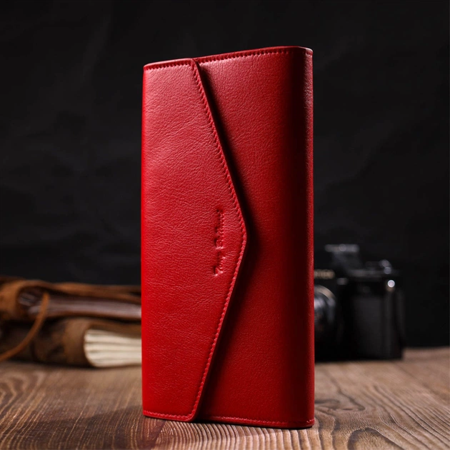 Портмоне Tony Bellucci Из натуральной кожи Красное (21977) - изображение 8