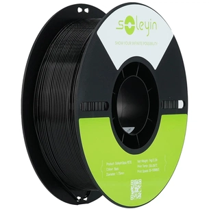 Пластик для 3D-принтера Creality Soleyin PETG 1.75мм, 1кг, black (3301030163) зображення 1