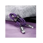 Дата кабель USB 2.0 AM to Lightning 1.0m 2.4A purple Baseus (CALCD-05) - зменшене зображення 4