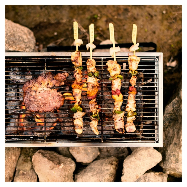 Гриль-барбекю Naturehike Mini Picnic BBQ Grill NH20CJ006 Сталь (6927595767672) - picture 6