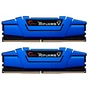 Модуль пам'яті для комп'ютера DDR4 16GB (2x8GB) 2666 MHz RipjawsV Blue G.Skill (F4-2666C15D-16GVB) - зменшене зображення 1