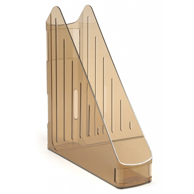 Лоток для бумаг Koh-i-Noor vertical, transparent brown (754122) - изображение 1