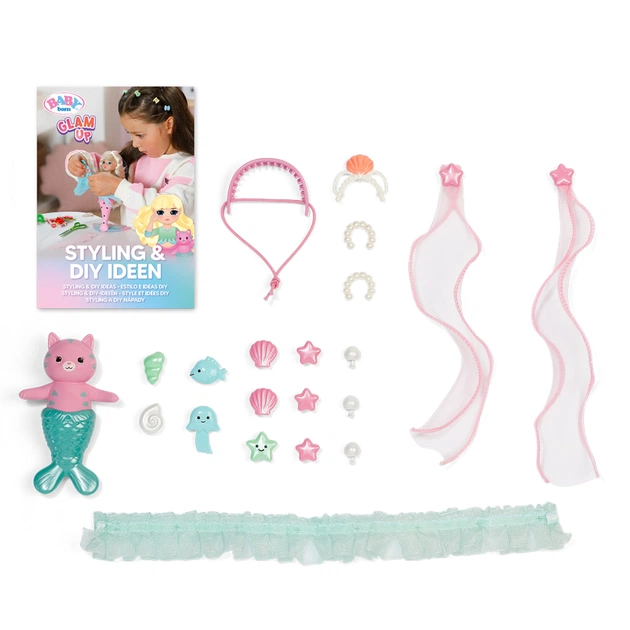 Кукла Zapf Baby Born серии Glam Up – Русалочка Спаркл 28 см (871737) - изображение 5