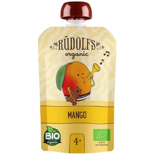 Дитяче пюре Rudolfs органічне манго 4+, 90 г (4751017943083) зображення 1