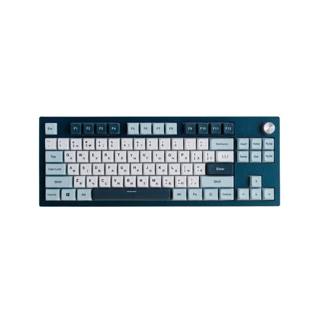 Клавіатура MONTECH Freedom MK87FR TKL FR USB UA Gray (MK87FR) - зображення 1