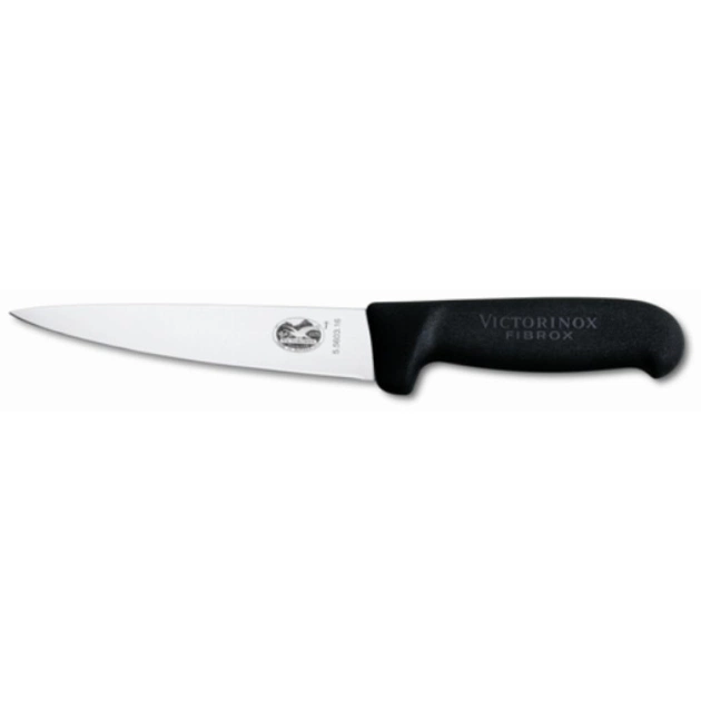 Кухонний ніж Victorinox Fibrox розділювальний 20 см, чорний (5.5603.20) - изображение 1
