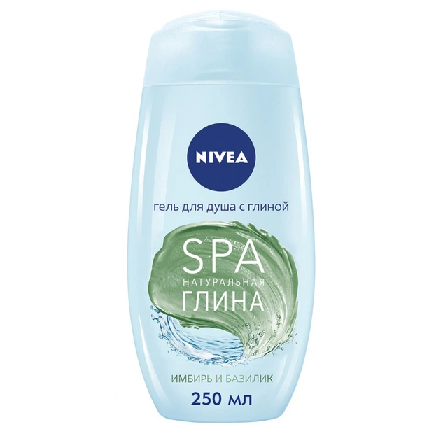 Гель для душу Nivea SPA Натуральна Глина Імбир та базилік 250 мл (4005900593788) - изображение 1