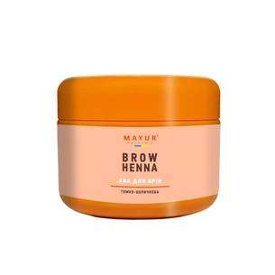 Хна Mayur для брів Темно-коричнева 10 г (4820189560425) изображение 1