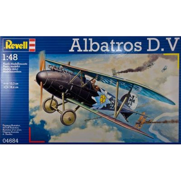 Збірна модель Revell Винищувач-розвідник Albatross D V 1:48 (4684) - изображение 1