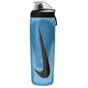 Пляшка для води Nike Refuel Bottle Locking Lid 24 OZ синій, чорний 709 мл N.100.7668.420.24 (887791745309) - зменшене зображення 1