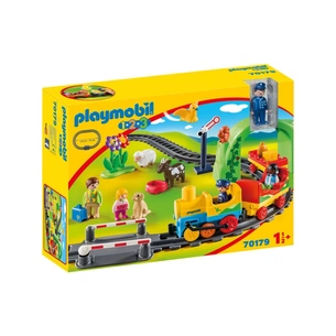 Конструктор Playmobil 1.2.3 Моя перша залізниця (70179) зображення 1