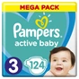 Підгузки Pampers Active Baby Midi Розмір 3 (6-10 кг) 124 шт (8001090950857) - зменшене зображення 1