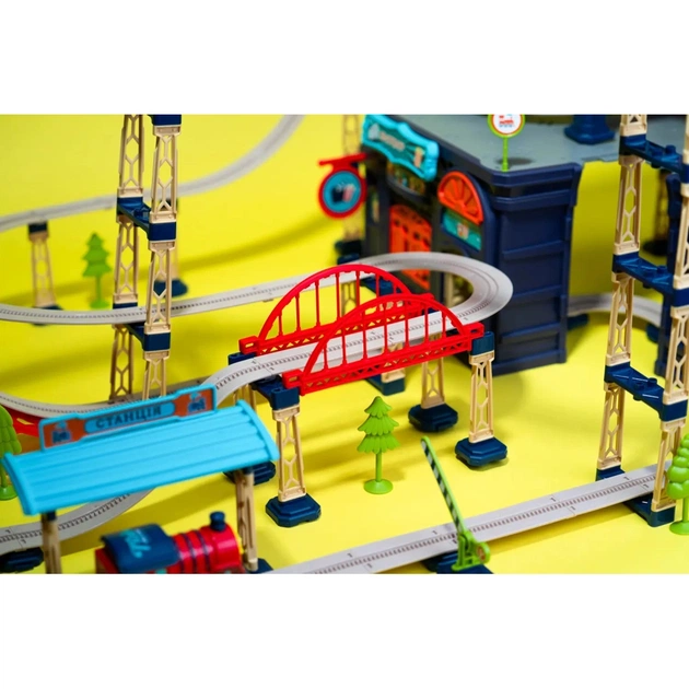 Железная дорога Otamanko Храбрый паровозик трюковая железная дорога 207 деталей (89971) - изображение 7