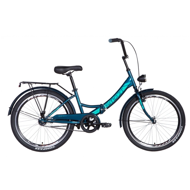 Велосипед Formula 24" SMART Vbr рама-15" 2021 багажник + ліхтар Malachite (OPS-FR-24-248) - изображение 1