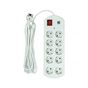 Мережевий фільтр живлення PowerPlant 5м, 10 розеток, USB, євро, 100% мідь (YS-N6065/5) (EX610556) - зменшене зображення 2