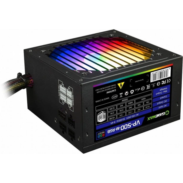 Блок живлення Gamemax 500W (VP-500-M-RGB) - зображення 1