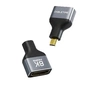 Перехідник Cabletime micro HDMI - HDMI (F/M), 0.1 м (CP46G) - уменьшенное изображение 1