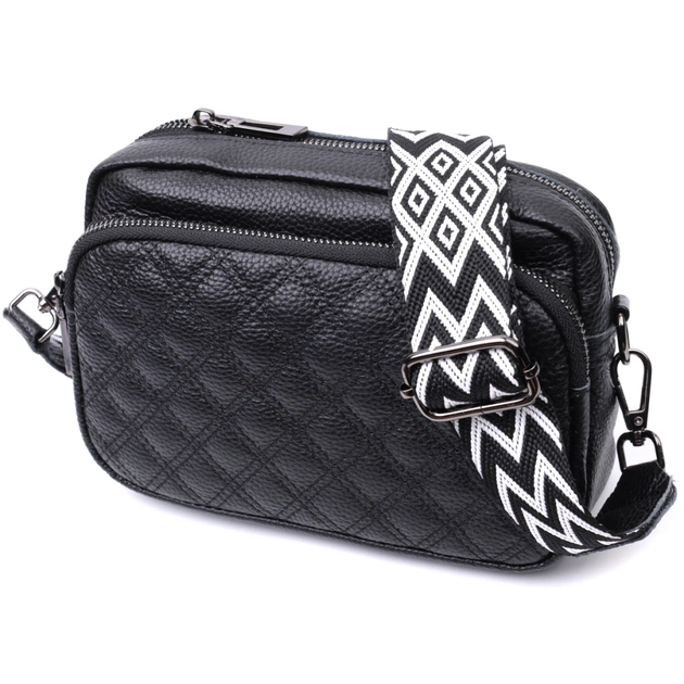 Сумка Vintage З натуральної шкіри Чорна (22634) - зображення 1