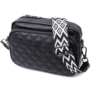 Сумка Vintage З натуральної шкіри Чорна (22634) зображення 1