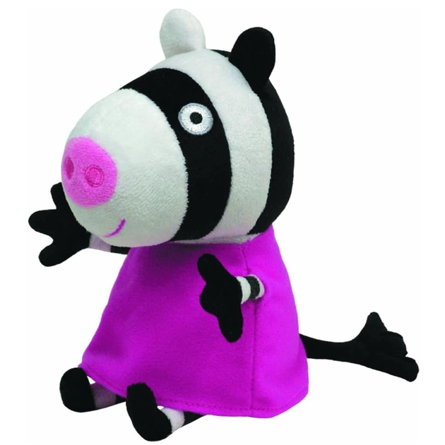 Мягкая игрушка Ty Peppa Pig Zoe Zebra 15 см (46174) - изображение 1