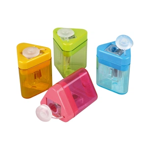 Точилка Kum Тригранна пластикова з контейнером Mini-Tri (Mini-Tri K1 Pop) изображение 1