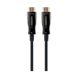 Кабель мультимедійний HDMI to HDMI 10.0m AOC V.2.0, 4K 60Hz Gold Cablexpert (CCBP-HDMI-AOC-10M-02) зображення 1
