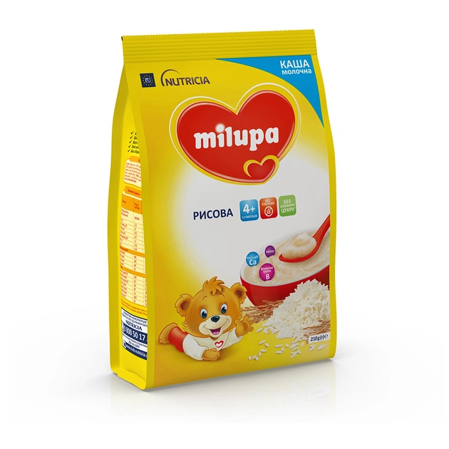 Дитяча каша Milupa Рисова молочна 210г (5900852931178) - picture 6