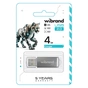 USB флеш накопичувач Wibrand 4GB Cougar Silver USB 2.0 (WI2.0/CU4P1S) - зменшене зображення 2