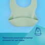 Нагрудничок Canpol babies силіконовий з кишенькою, бежевий (51/030_bei) - зменшене зображення 5