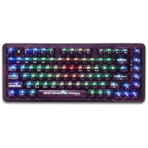 Клавіатура Thunderobot K75 TKL RGB Tri-mode Violet Mist Moon Switch Purple (6932066305550) зображення 1