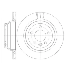 Гальмівний диск REMSA 61160.10 зображення 1