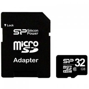 Карта пам'яті Silicon Power 32Gb microSDHC class 10 (SP032GBSTH010V10SP) зображення 1