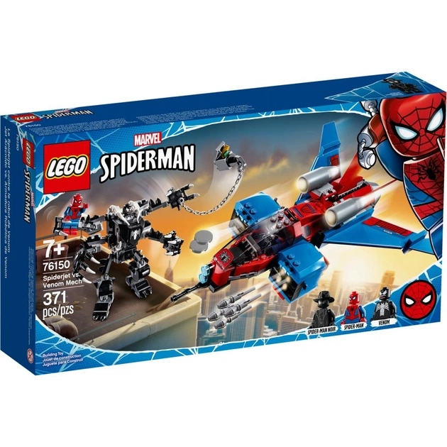 Конструктор LEGO Спайдерджет проти робокостюма Венома (76150) - зображення 1